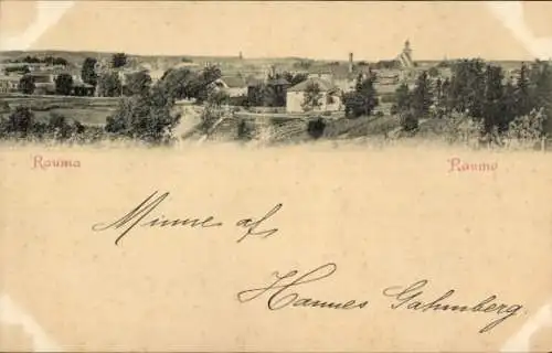 Ak Rauma Finnland, Gesamtansicht