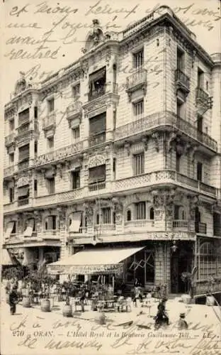 Ak Oran Algerien, Hotel Royal, Brasserie Guillaume