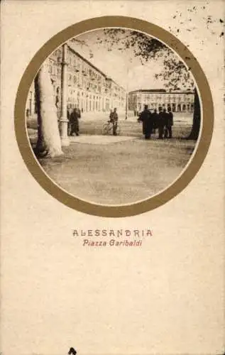 Passepartout Ak Alessandria Piemonte, Piazza Garibaldi