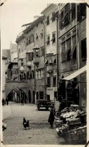 Ak Bozen Bolzano Südtirol, Erbsengasse