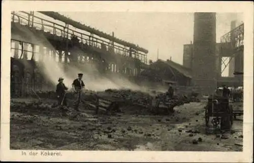 Set von 24 Ansichtskarten zum Thema Bergbau "Das Hohelied deutscher Arbeit" Oberschlesien