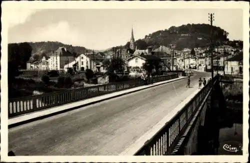 Ak Joinville Haute Marne, vu du Pont de la Marne