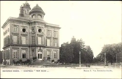 Ak Beveren Waas Ostflandern, Schloss Ter Sachsen