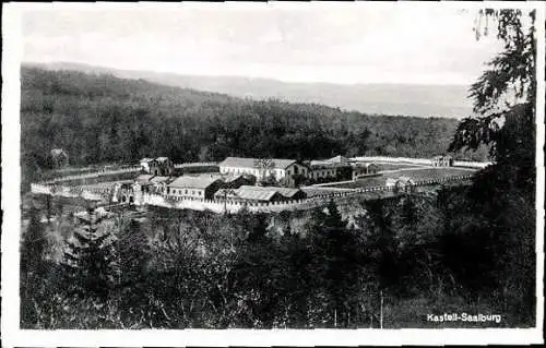 10 alte Ak Kastell Saalburg im Taunus, diverse Ansichten