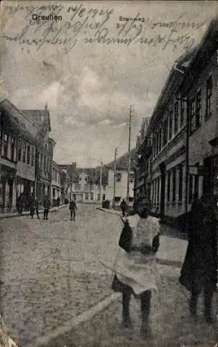 Ak Greußen in Thüringen, Steinweg