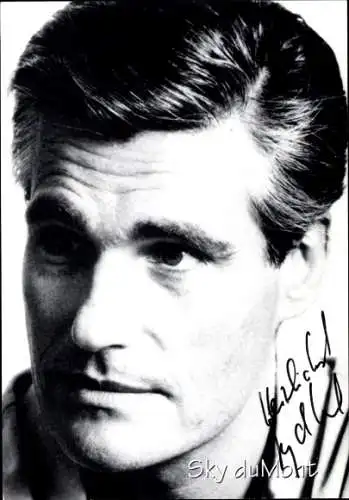 Ak Schauspieler Sky du Mont, Portrait, Autogramm