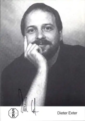 Ak Schauspieler Dieter Exter, Portrait, Autogramm