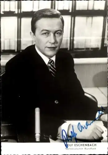 Ak Schauspieler Rolf Eschenbach, Portrait, Autogramm