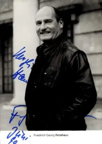 Ak Schauspieler Friedtich-Georg Beckhaus, Portrait, Autogramm