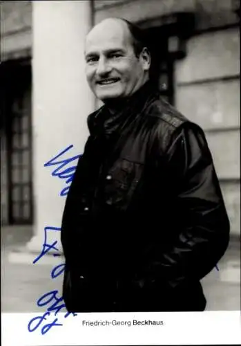 Ak Schauspieler Friedtich-Georg Beckhaus, Portrait, Autogramm