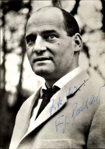 Ak Schauspieler Friedrich Georg Beckhaus, Portrait, Autogramm