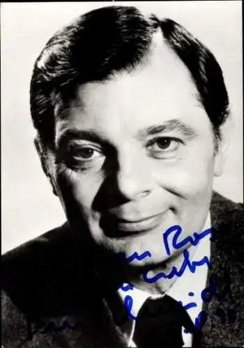 Ak Schauspieler Peer Schmidt, Portrait, Autogramm