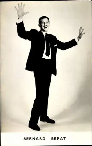 Ak Schauspiele Bernhard Berat, Portrait