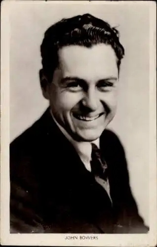 Ak Schauspieler John Bowers, Portrait