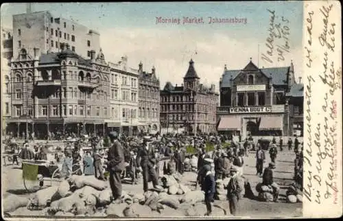 Ak Johannesburg Südafrika, Marktplatz, Vienna Boot Co.