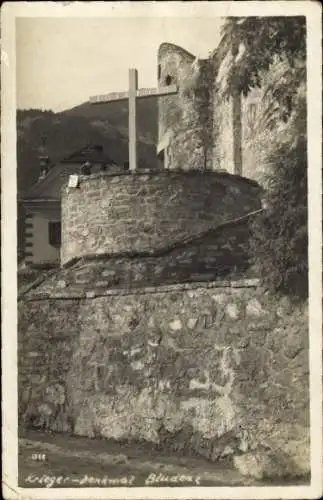 Foto Ak Bludenz Vorarlberg, Kriegerdenkmal