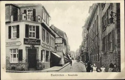 Ak Euskirchen Nordrhein Westfalen, Neustraße, Gasthof Paul Zimmermann