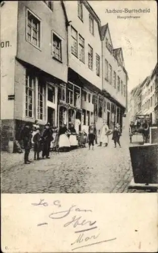 Ak Burtscheid Aachen Nordrhein Westfalen, Hauptstraße