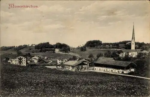 Ak Mauerkirchen Bad Endorf im Chiemgau Oberbayern, Totalansicht