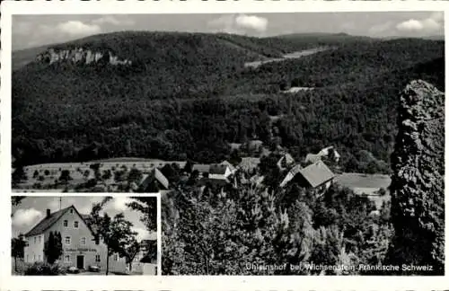 Ak Ühleinshof Gößweinstein in Oberfranken, Teilansicht, Gasthof Brütting