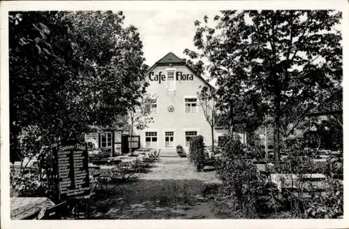 Ak Dambach Fürth in Mittelfranken Bayern, Cafe Flora