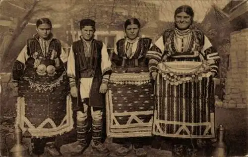 Ak Volkstrachten aus Südmazedonien