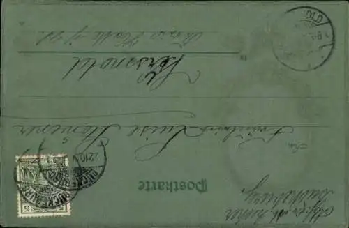 Präge Passepartout Ak Kaiserin Auguste Viktoria, Portrait