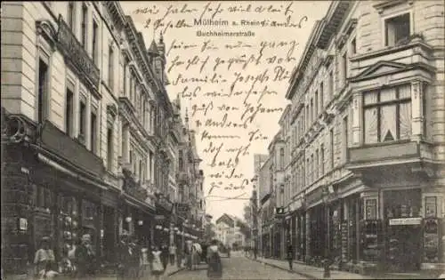 Ak Mülheim am Rhein Köln, Buchheimerstraße, Geschäfte
