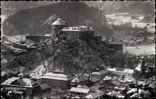 Ak Kufstein in Tirol, Festung, Winter