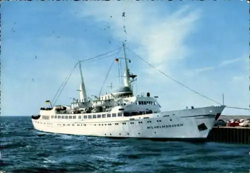 Ak Seebäderschiff Wilhelmshaven im Hafen
