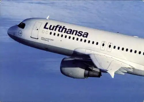 Ak Deutsches Passagierflugzeug, Lufthansa Airbus A320-200