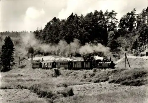 Ak Deutsche Eisenbahn, Dampflok, Dampflokomotive, Personenzug