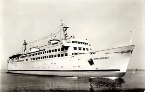 Ak Rostock Warnemünde, Fährschiff Warnemünde
