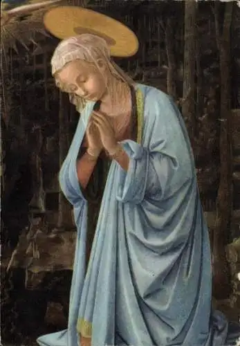 Künstler Ak Filippo-Lippi, F., Madonna, Betende Frau