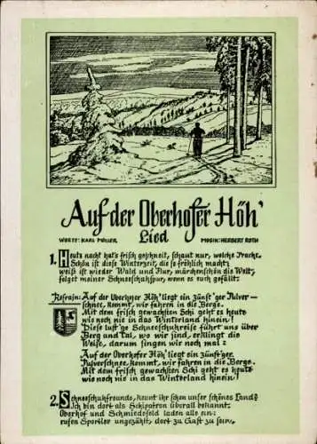 Lied Ak Karl Möller, Auf der Oberhofer Höh