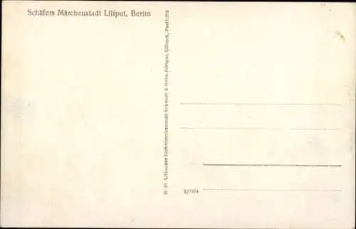 Ak Berlin, Schäfers Märchenstadt Liliput, Pferde, Dompteur