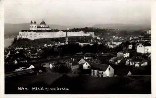Ak Melk an der Donau Niederösterreich, Benediktinerstift, Ort