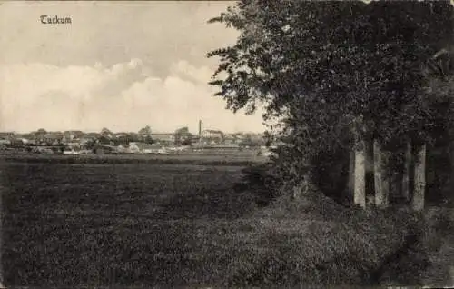 Ak Tukums Tuckum Lettland, Teilansicht vom Ort