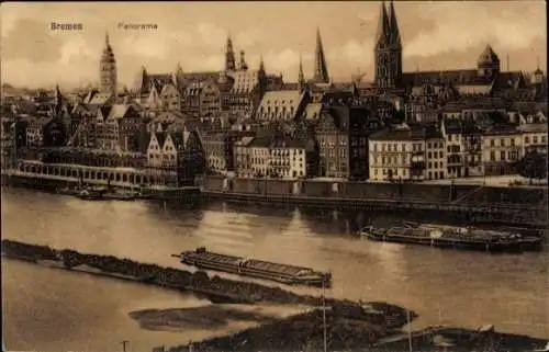 Ak Hansestadt Bremen, Panorama