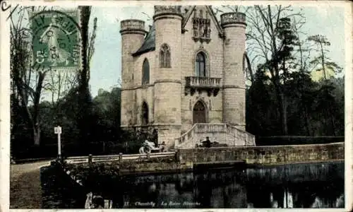 Ak Chantilly Oise, La Reine Blanche