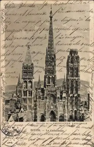 Ak Rouen Seine Maritime, Kathedrale