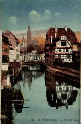 Ak Strasbourg Straßburg Elsass Bas Rhin, La Petite France