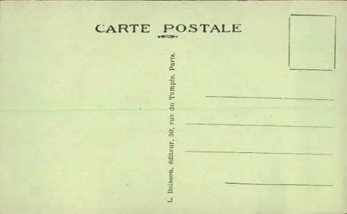 Ak Paris, Kirche St. Louis de l'Ile, Kirchenschiff