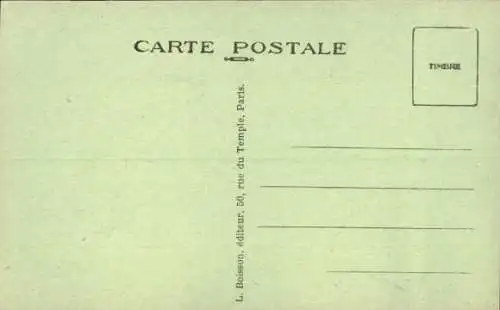 Ak Paris, Kirche St. Louis en l'Ile, Chapelle, Statue de la Sainte Vierge