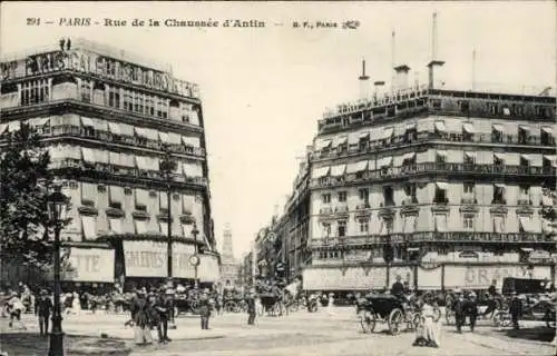 Ak Paris IX, Rue de la Chaussée-d'Antin