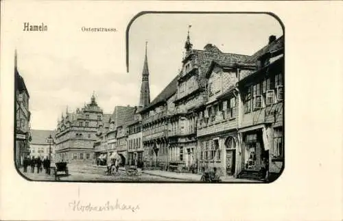 Ak Hameln an der Weser Niedersachsen, Osterstraße