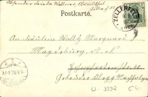 Ak Clausthal Zellerfeld im Oberharz, Römerdenkmal