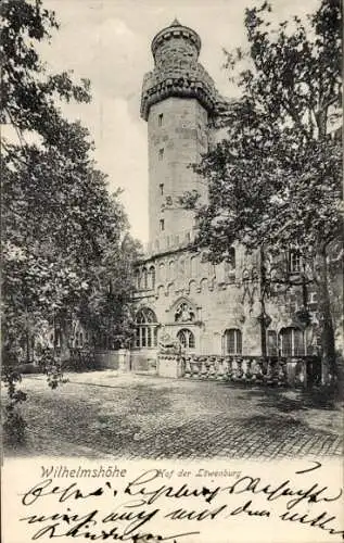 Ak Bad Wilhelmshöhe Kassel in Hessen, Hof der Löwenburg