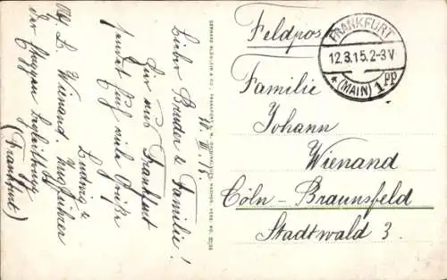 Ak Frankfurt am Main, Eschenheimer Turm