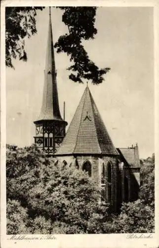 Ak Mühlhausen in Thüringen, Petrikirche